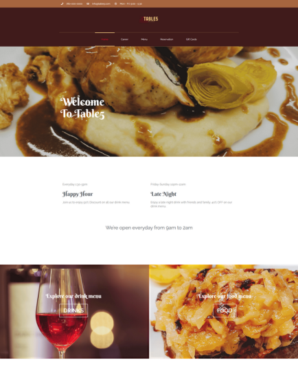 Casual Dining Restaurant